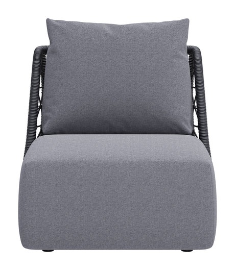Mekan Gray Outdoor Accent Chair by Zuomod at Eve Furniture
