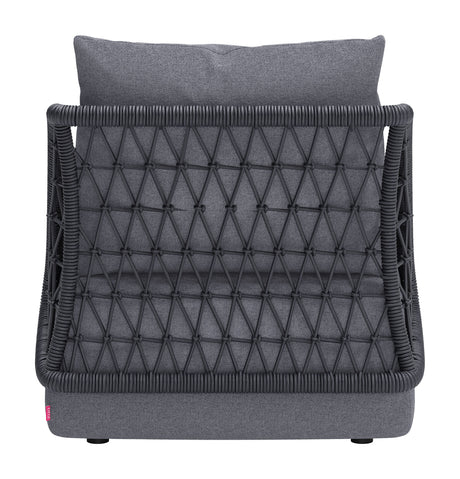 Mekan Gray Outdoor Accent Chair by Zuomod at Eve Furniture