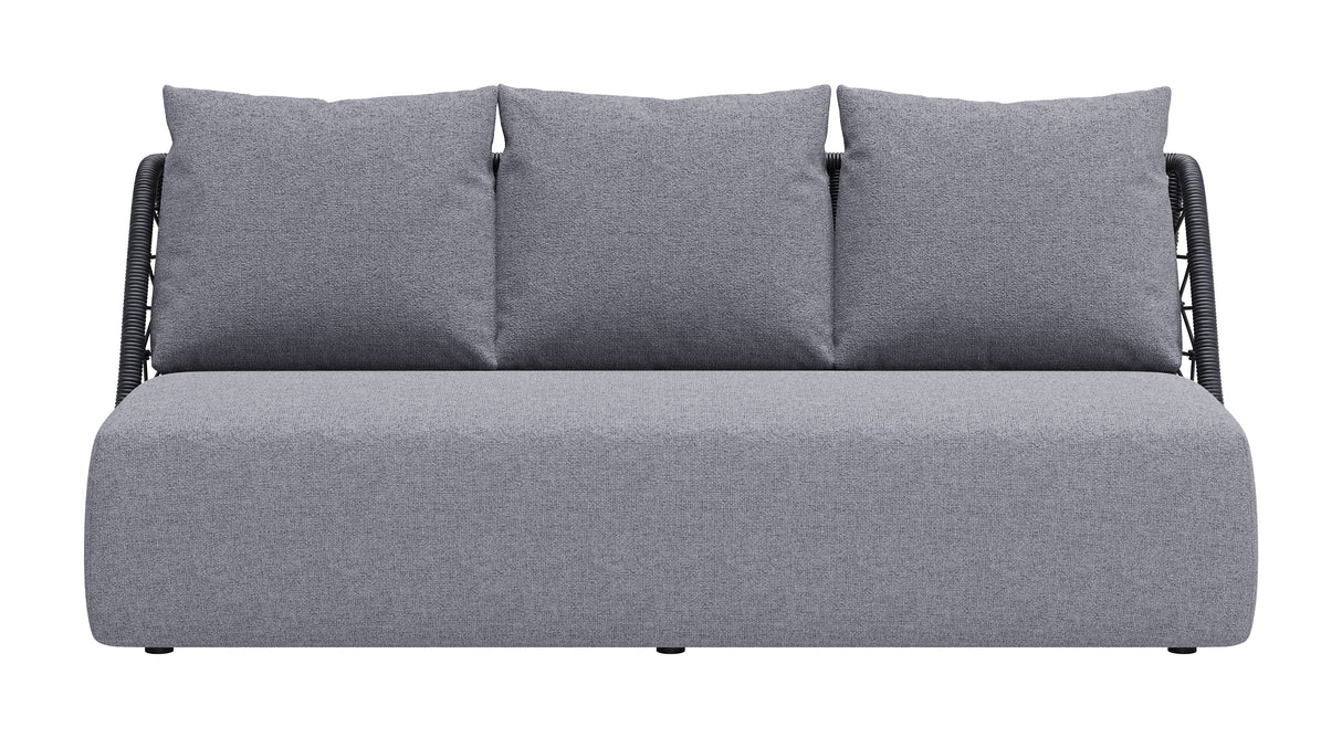 Mekan Gray Outdoor Sofa by Zuomod at Eve Furniture