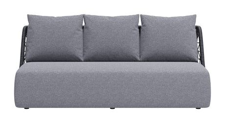 Mekan Gray Outdoor Sofa by Zuomod at Eve Furniture