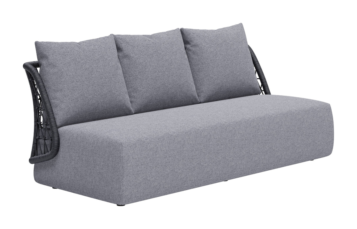 Mekan Gray Outdoor Sofa by Zuomod at Eve Furniture