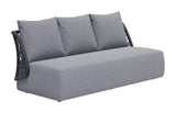 Mekan Gray Outdoor Sofa by Zuomod at Eve Furniture
