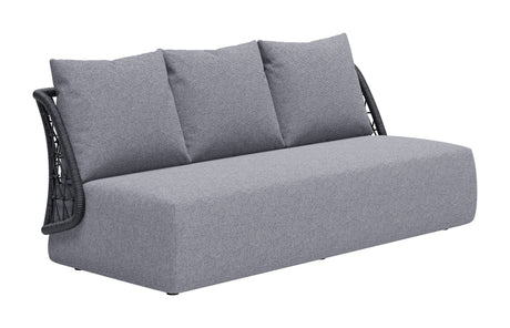 Mekan Gray Outdoor Sofa by Zuomod at Eve Furniture