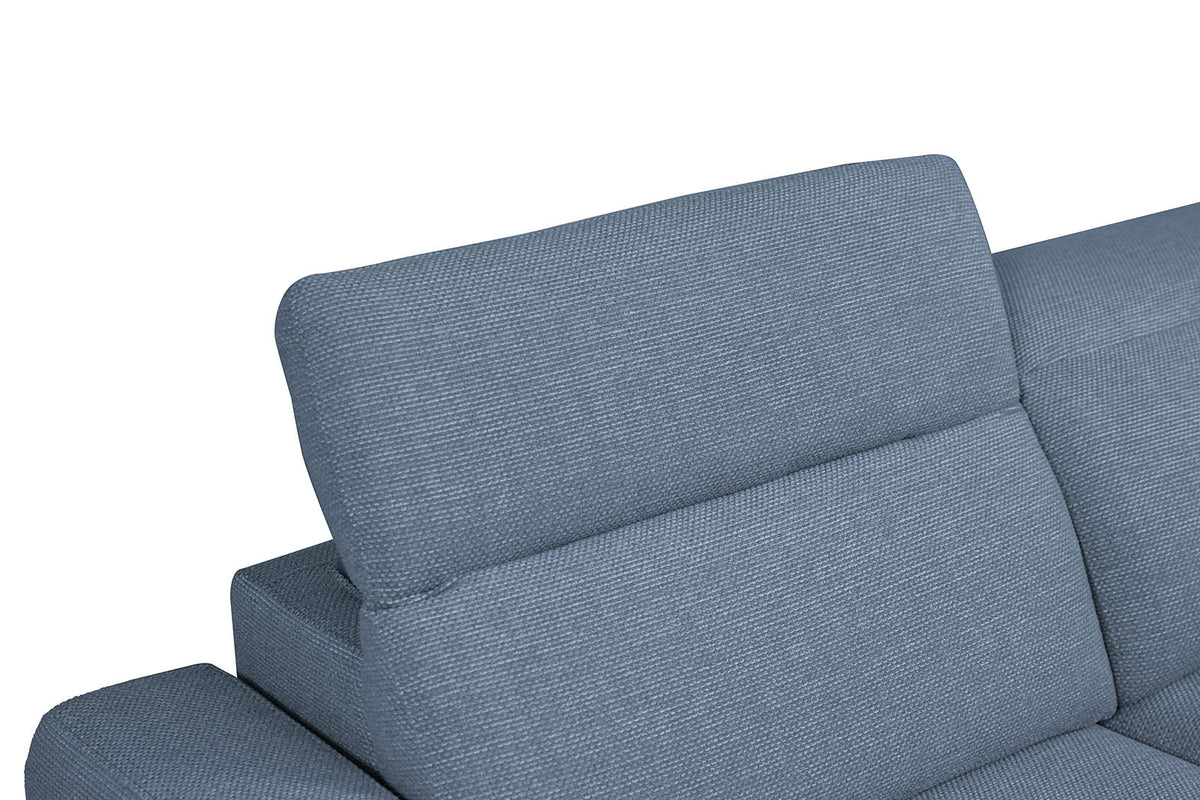 Melancton Blue Power Sectional by Furniture of America at Eve Furniture