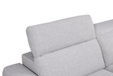 Melancton Light Gray Power Sectional by Furniture of America at Eve Furniture