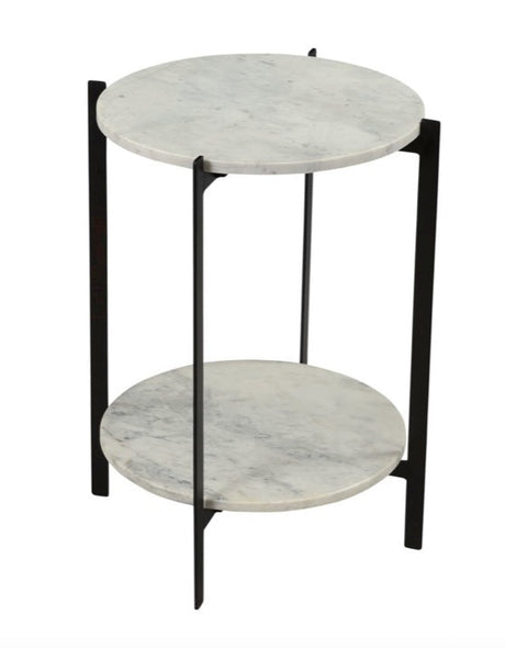 Melanie Accent Table White by Moe's Home at Eve Furniture