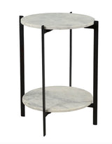 Melanie Accent Table White by Moe's Home at Eve Furniture