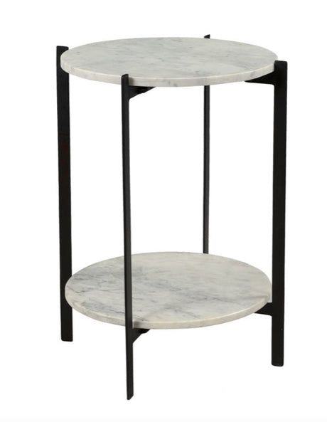 Melanie Accent Table White by Moe's Home at Eve Furniture