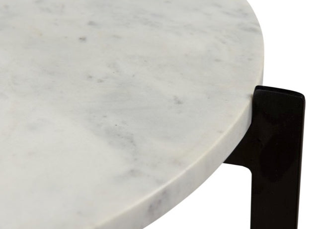 Melanie Accent Table White by Moe's Home at Eve Furniture