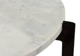 Melanie Accent Table White by Moe's Home at Eve Furniture