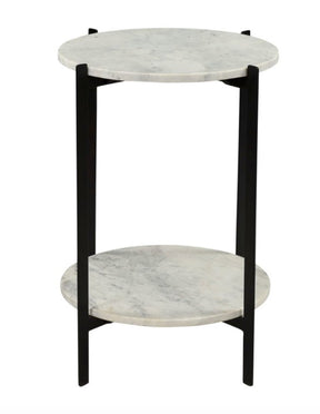Melanie Accent Table White by Moe's Home at Eve Furniture