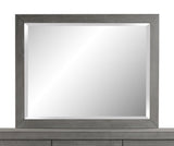 Melbourne Beveled Glass Mirror in Mineral by Modus Furniture at Eve Furniture