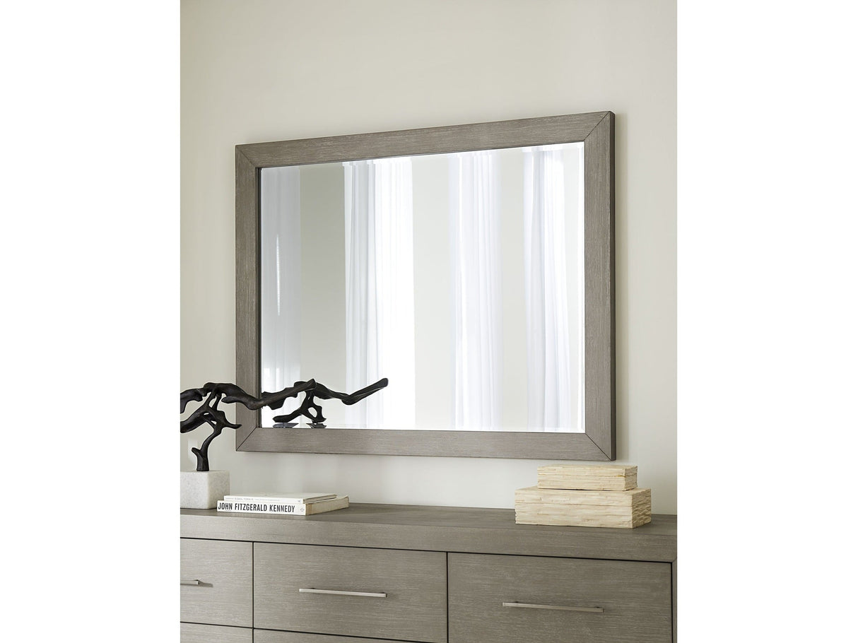 Melbourne Beveled Glass Mirror in Mineral by Modus Furniture at Eve Furniture
