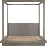 Melbourne Mineral California King Canopy Bed by Modus Furniture at Eve Furniture