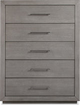 Melbourne Mineral Five Drawer Chest by Modus Furniture at Eve Furniture