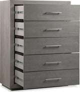 Melbourne Mineral Five Drawer Chest by Modus Furniture at Eve Furniture