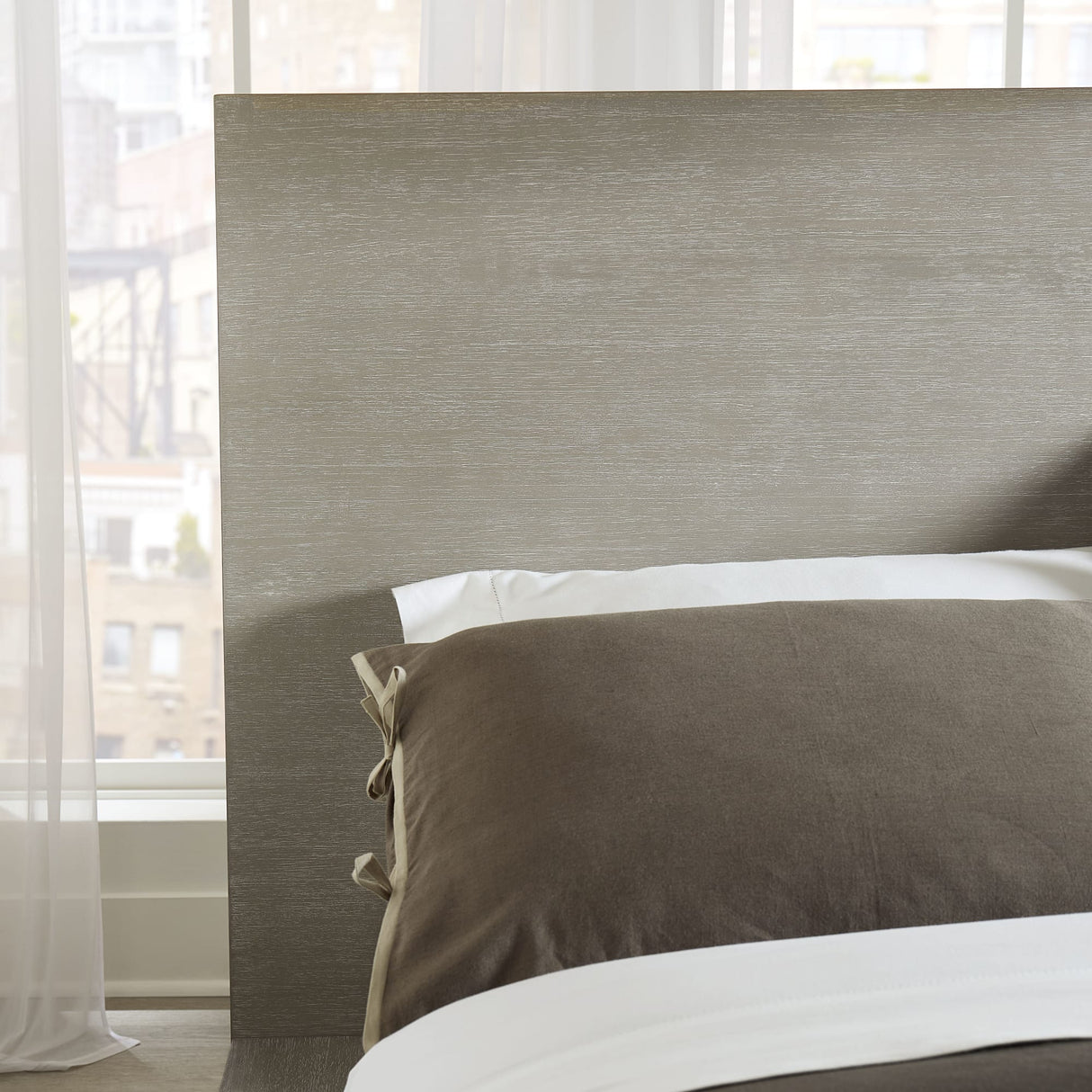 Melbourne Mineral Queen Panel Bed by Modus Furniture at Eve Furniture