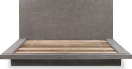 Melbourne Mineral Queen Panel Bed by Modus Furniture at Eve Furniture