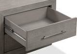 Melbourne Mineral Two Drawer Nightstand with USB by Modus Furniture at Eve Furniture