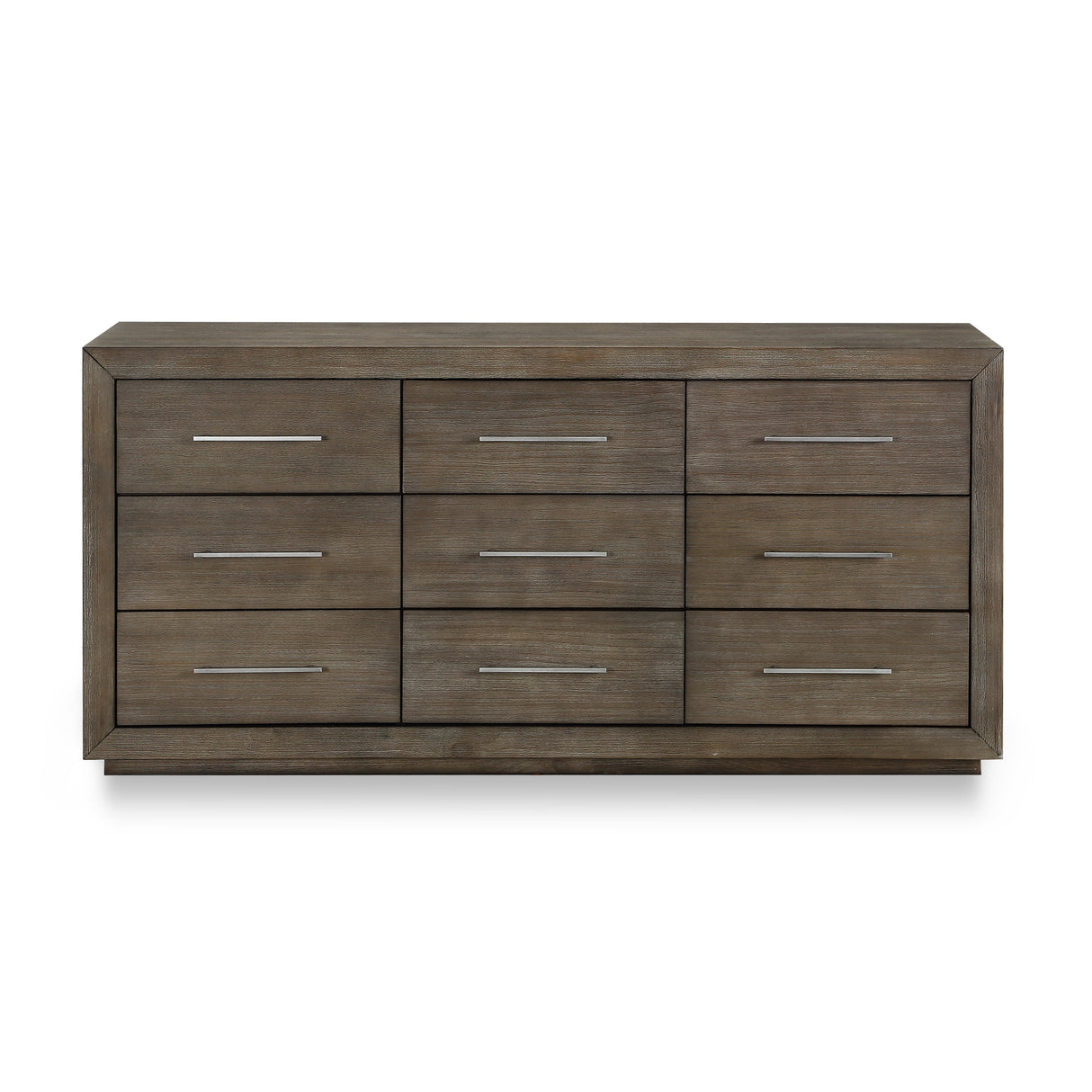 Melbourne Nine Drawer Dresser in Dark Pine by Modus Furniture at Eve Furniture