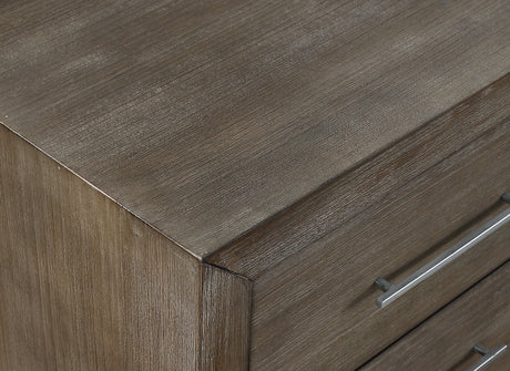 Melbourne Two Drawer Nightstand with USB in Dark Pine by Modus Furniture at Eve Furniture