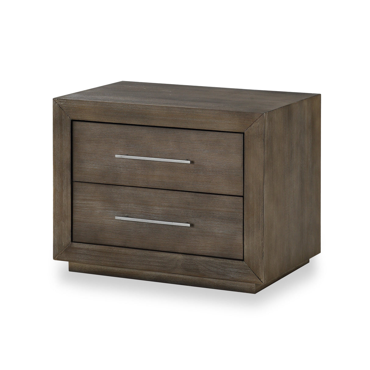 Melbourne Two Drawer Nightstand with USB in Dark Pine by Modus Furniture at Eve Furniture