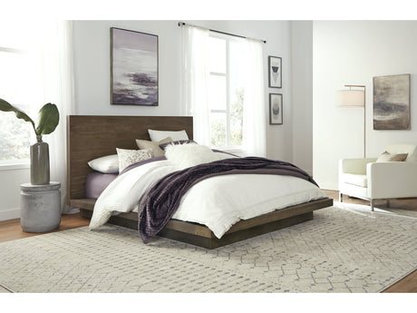 Melbourne Wood California King Platform Bed in Dark Pine by Modus Furniture at Eve Furniture
