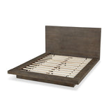 Melbourne Wood Full Platform Bed in Dark Pine by Modus Furniture at Eve Furniture