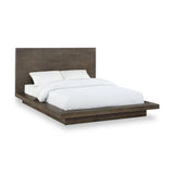Melbourne Wood Queen Platform Bed in Dark Pine by Modus Furniture at Eve Furniture