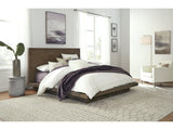 Melbourne Wood Queen Platform Bed in Dark Pine by Modus Furniture at Eve Furniture