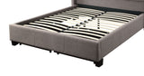 Melina California King Upholstered Footboard Storage Bed in Dolphin Linen by Modus Furniture at Eve Furniture