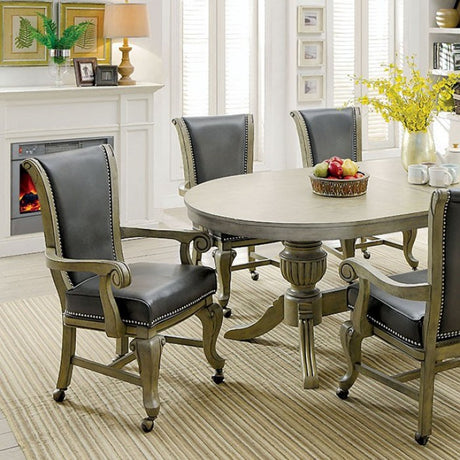 Melina Gray 7-Piece Dining Room Set by Furniture of America at Eve Furniture