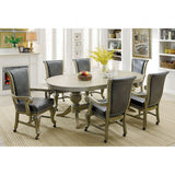 Melina Gray 7-Piece Dining Room Set by Furniture of America at Eve Furniture