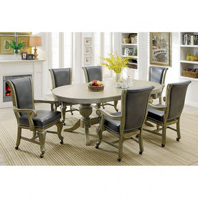 Melina Gray 7-Piece Dining Room Set by Furniture of America at Eve Furniture