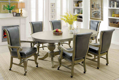 Melina Gray Game Table by Furniture of America at Eve Furniture