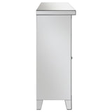 Melinda 2-Door Wine Cabinet with Lighting Mirror