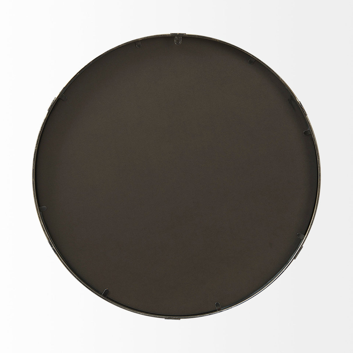 Melissa Medium Round Gold Metal Wall Mirror by Mercana at Eve Furniture