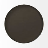 Melissa Medium Round Gold Metal Wall Mirror by Mercana at Eve Furniture