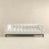 Melissa Mid-Century White Boucle Modern Sofa by Ashcroft Furniture at Eve Furniture