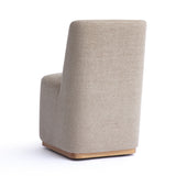 Melissa Performance Fabric Rolling Dining Chair by TOV Furniture at Eve Furniture