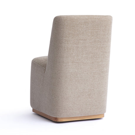 Melissa Performance Fabric Rolling Dining Chair by TOV Furniture at Eve Furniture