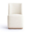 Melissa Performance Fabric Rolling Dining Chair by TOV Furniture at Eve Furniture