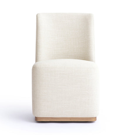 Melissa Performance Fabric Rolling Dining Chair by TOV Furniture at Eve Furniture