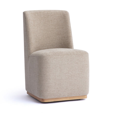 Melissa Performance Fabric Rolling Dining Chair by TOV Furniture at Eve Furniture