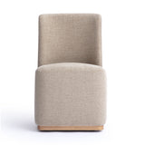 Melissa Performance Fabric Rolling Dining Chair by TOV Furniture at Eve Furniture