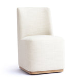 Melissa Performance Fabric Rolling Dining Chair by TOV Furniture at Eve Furniture