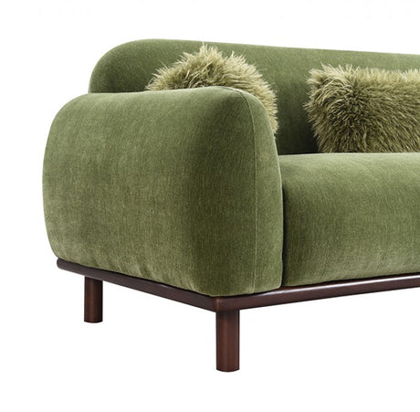 Mellone Olive Green Sofa by Furniture of America at Eve Furniture