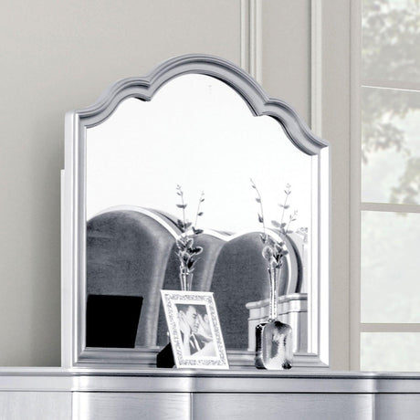 Melodi Parc Silver Mirror by Furniture of America at Eve Furniture