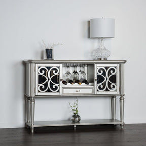Melodi Parc Silver Server by Furniture of America at Eve Furniture