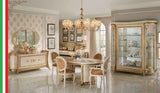 Melodia Beige 4-Door China Cabinet by ESF Furniture at Eve Furniture